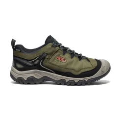 Online Men'S Targhee Iv Waterproof Hiking Shoe | Dark Olive/Gold Flame Men Shoes