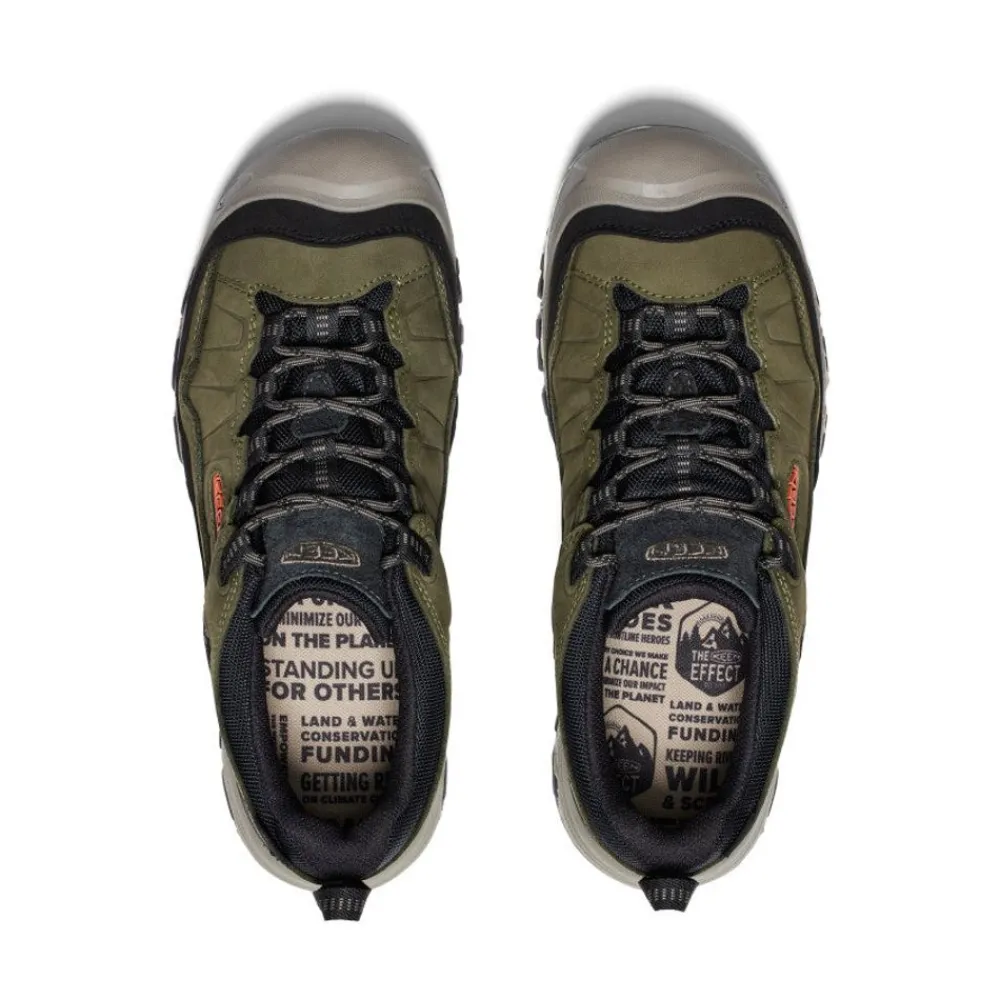 Online Men'S Targhee Iv Waterproof Hiking Shoe | Dark Olive/Gold Flame Men Shoes
