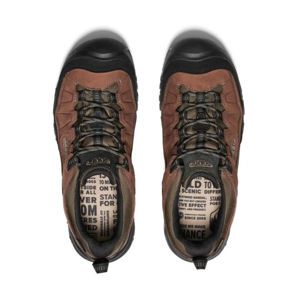 Best Men'S Targhee Iv Waterproof Hiking Shoe | Bison/Black Men Shoes