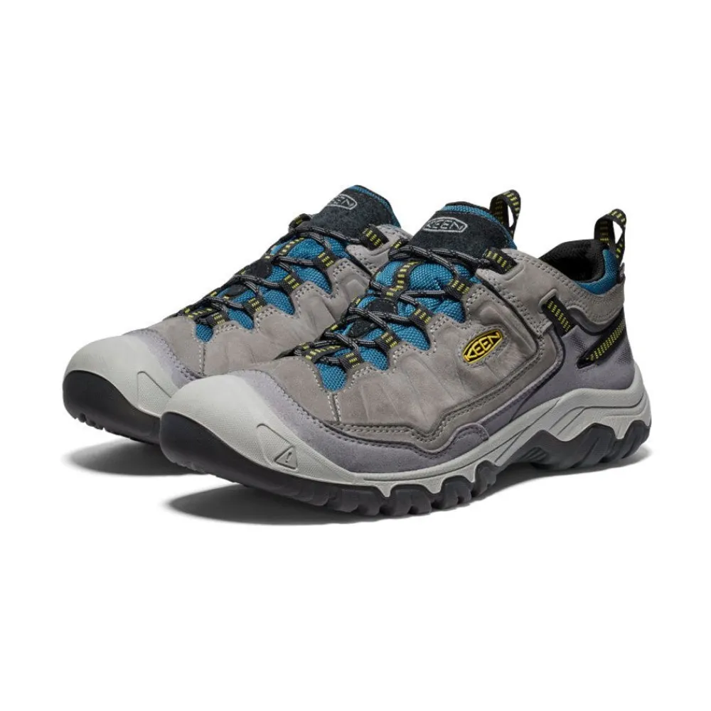 Discount Men'S Targhee Iv Waterproof Hiking Shoe | Steel Grey/Antique Moss Men Shoes