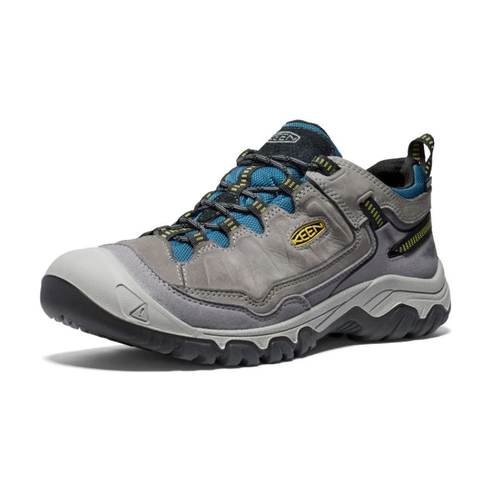 Discount Men'S Targhee Iv Waterproof Hiking Shoe | Steel Grey/Antique Moss Men Shoes