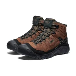 Outlet Men'S Targhee Iv Waterproof Hiking Boot | Bison/Black Men Boots