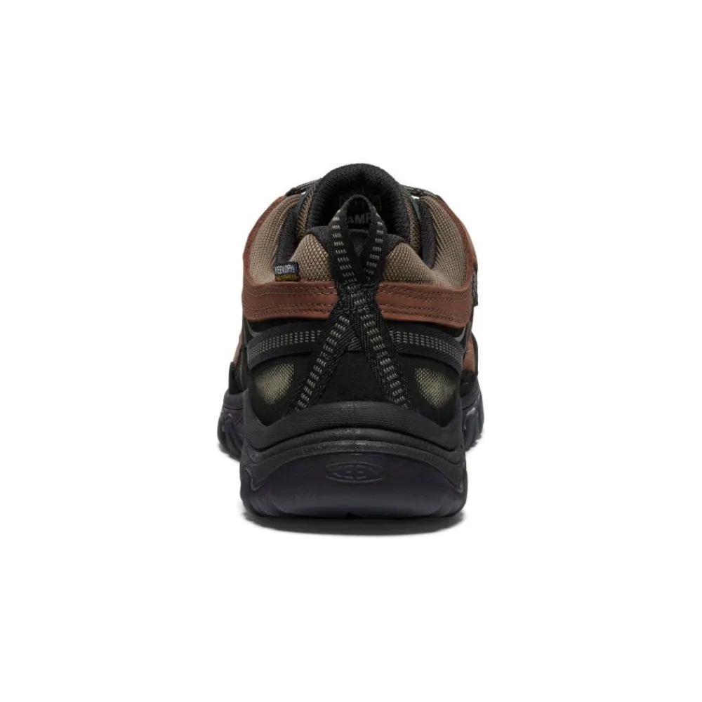 Sale Men'S Targhee Iv Wide Waterproof Hiking Shoe | Bison/Black Men Shoes