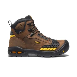 Fashion Men'S Troy 6" Waterproof Boot (Carbon-Fiber Toe) | Dark Earth/Black Men Work Boots & Shoes