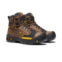 Fashion Men'S Troy 6" Waterproof Boot (Carbon-Fiber Toe) | Dark Earth/Black Men Work Boots & Shoes