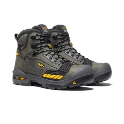 Online Men'S Troy 6" Waterproof Boot (Carbon-Fiber Toe) | Magnet/Black Men Work Boots & Shoes