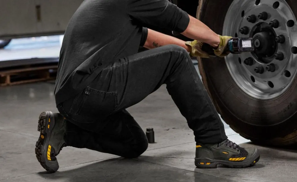 Online Men'S Troy 6" Waterproof Boot (Carbon-Fiber Toe) | Magnet/Black Men Work Boots & Shoes