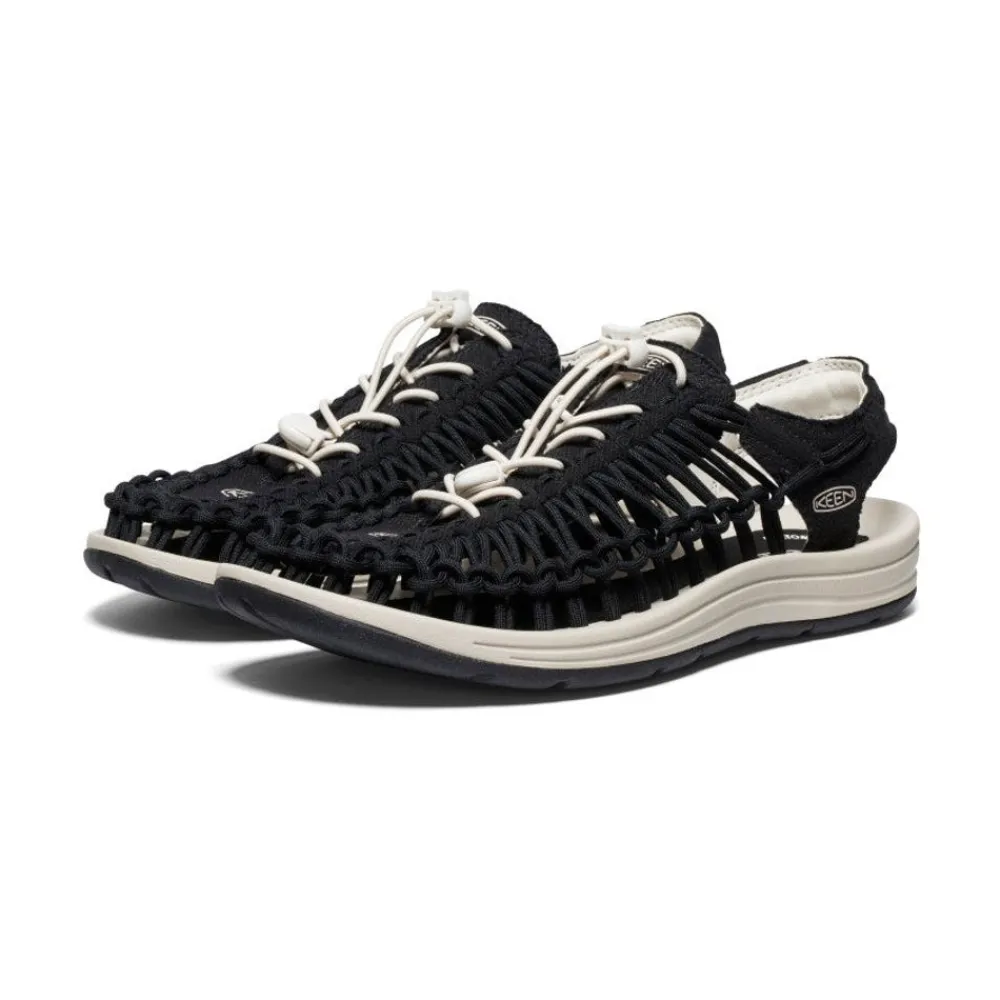 Best Men'S Uneek Canvas | Black/Birch Men Sandals
