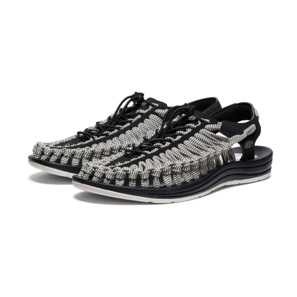Outlet Men'S Uneek Flat Cord Sneaker X Rfw | Black/Birch Men Sandals