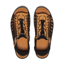 Outlet Men'S Uneek Ii Open Toe | Black/Curry Men Sandals