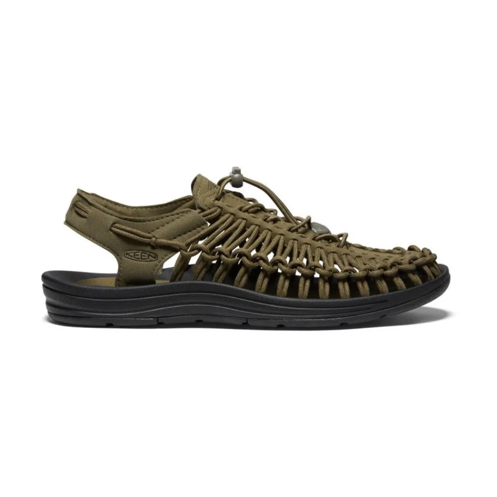 New Men'S Uneek Sneaker | Dark Olive/Black Men Sandals