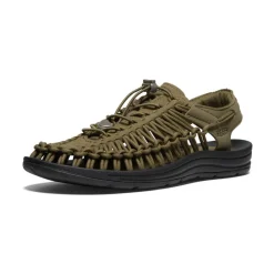 New Men'S Uneek Sneaker | Dark Olive/Black Men Sandals