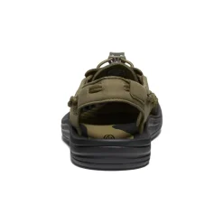 New Men'S Uneek Sneaker | Dark Olive/Black Men Sandals