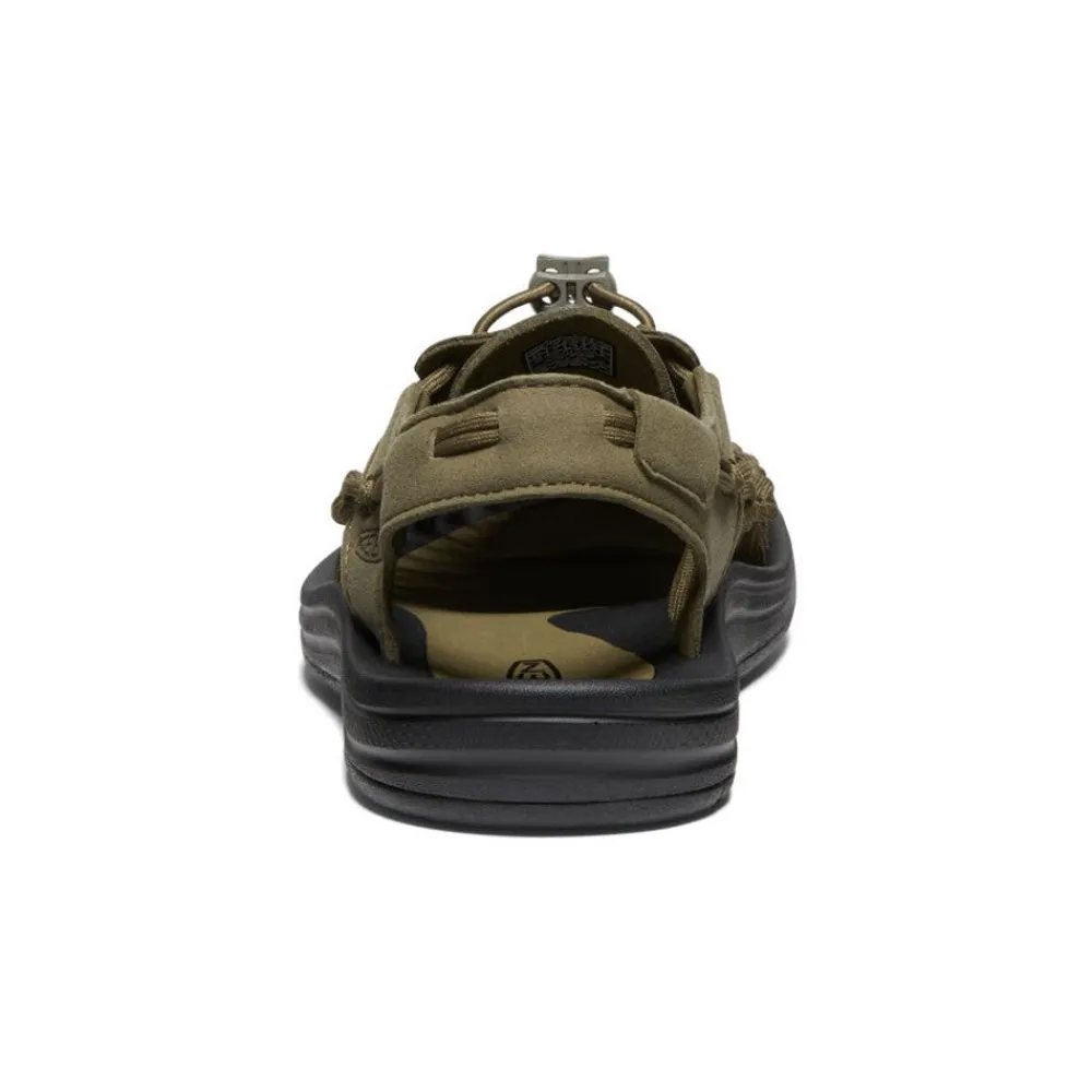 New Men'S Uneek Sneaker | Dark Olive/Black Men Sandals