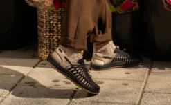 New Men'S Uneek Sneaker | Khaki/Dark Earth Men Sandals