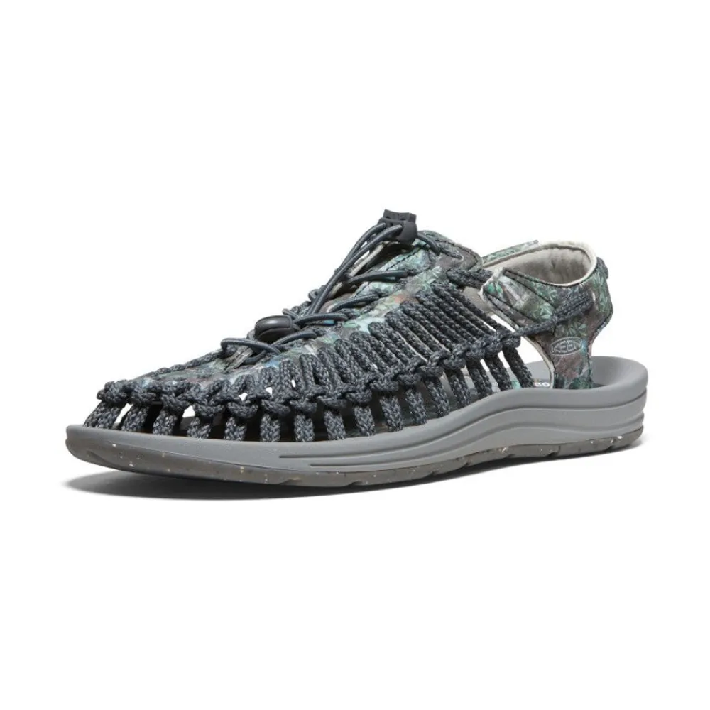 Clearance Men'S Uneek Sneaker X Elnest | Yakushima Forestra Camo Men Sandals