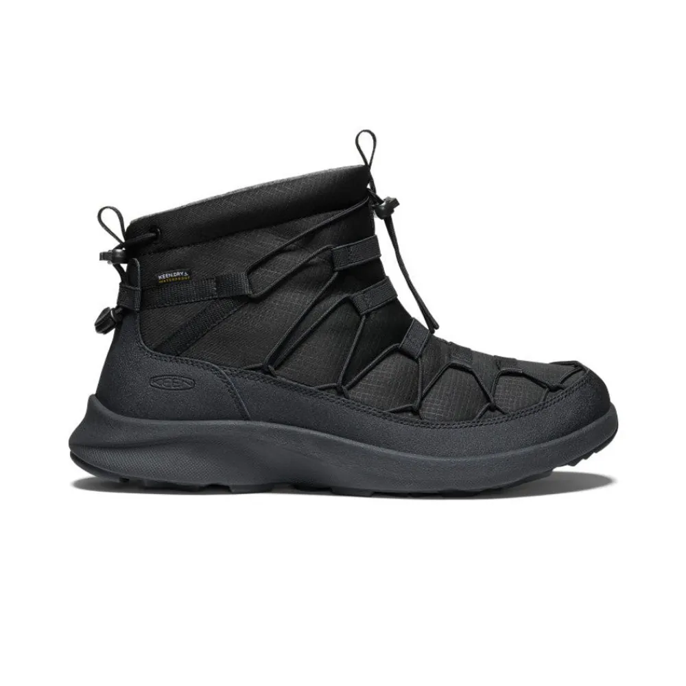 Sale Men'S Uneek Snk Waterproof Chukka | Triple Black/Black Men Slip-Ons