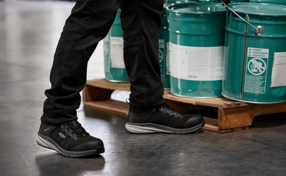 Sale Men'S Vista Energy Esd (Carbon-Fiber Toe) | Vapor/Black Men Work Boots & Shoes