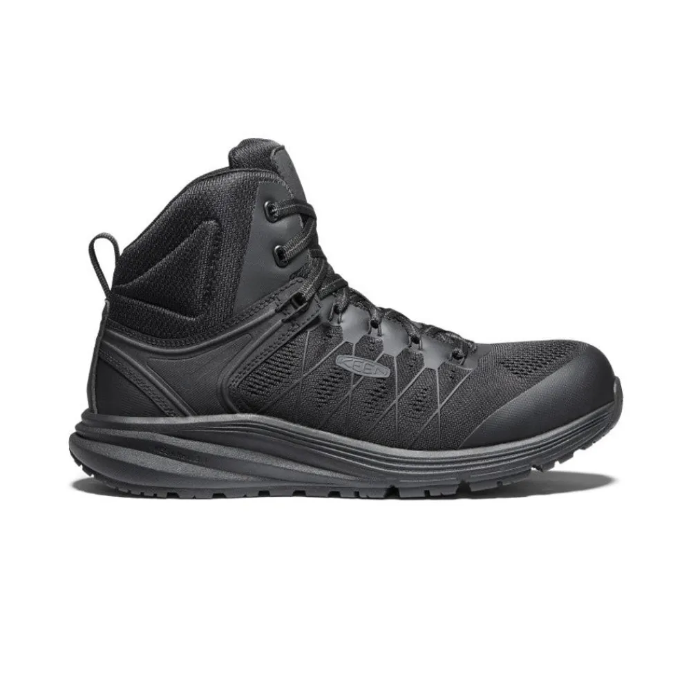 New Men'S Vista Energy Mid (Carbon-Fiber Toe) | Black/Raven Men Work Boots & Shoes