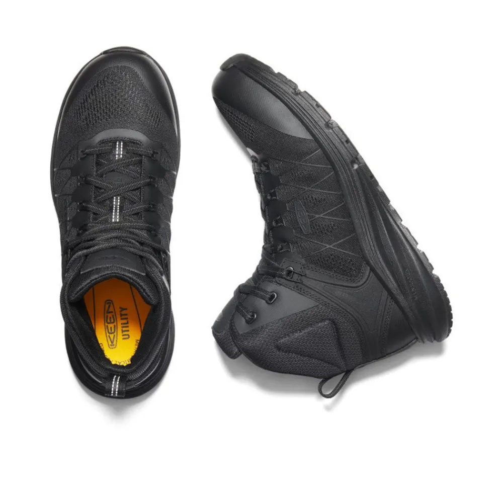New Men'S Vista Energy Mid (Carbon-Fiber Toe) | Black/Raven Men Work Boots & Shoes