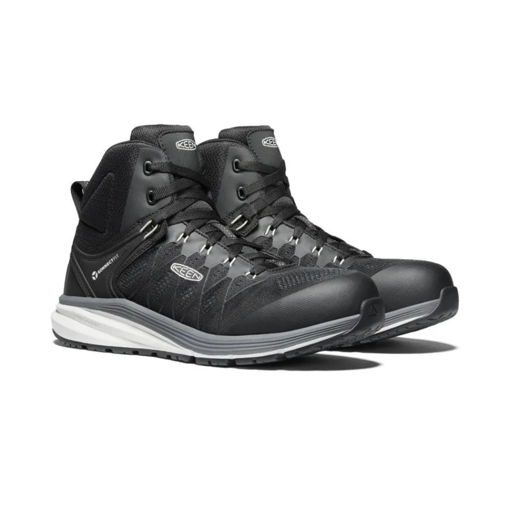 New Men'S Vista Energy Mid (Carbon-Fiber Toe) | Vapor/Black Men Work Boots & Shoes