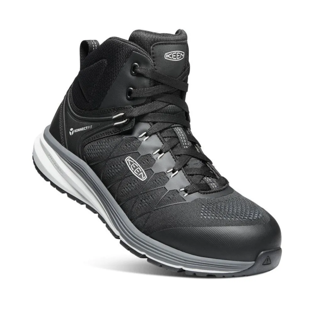 New Men'S Vista Energy Mid (Carbon-Fiber Toe) | Vapor/Black Men Work Boots & Shoes