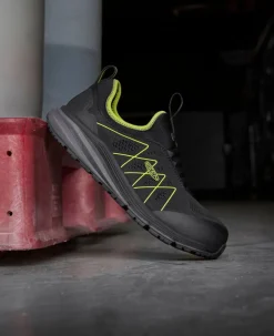 Sale Men'S Vista Energy Shift (Carbon-Fiber Toe) | Black/Evening Primrose Men Work Boots & Shoes