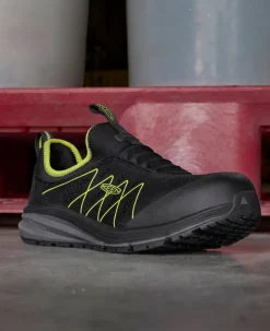Sale Men'S Vista Energy Shift (Carbon-Fiber Toe) | Black/Evening Primrose Men Work Boots & Shoes