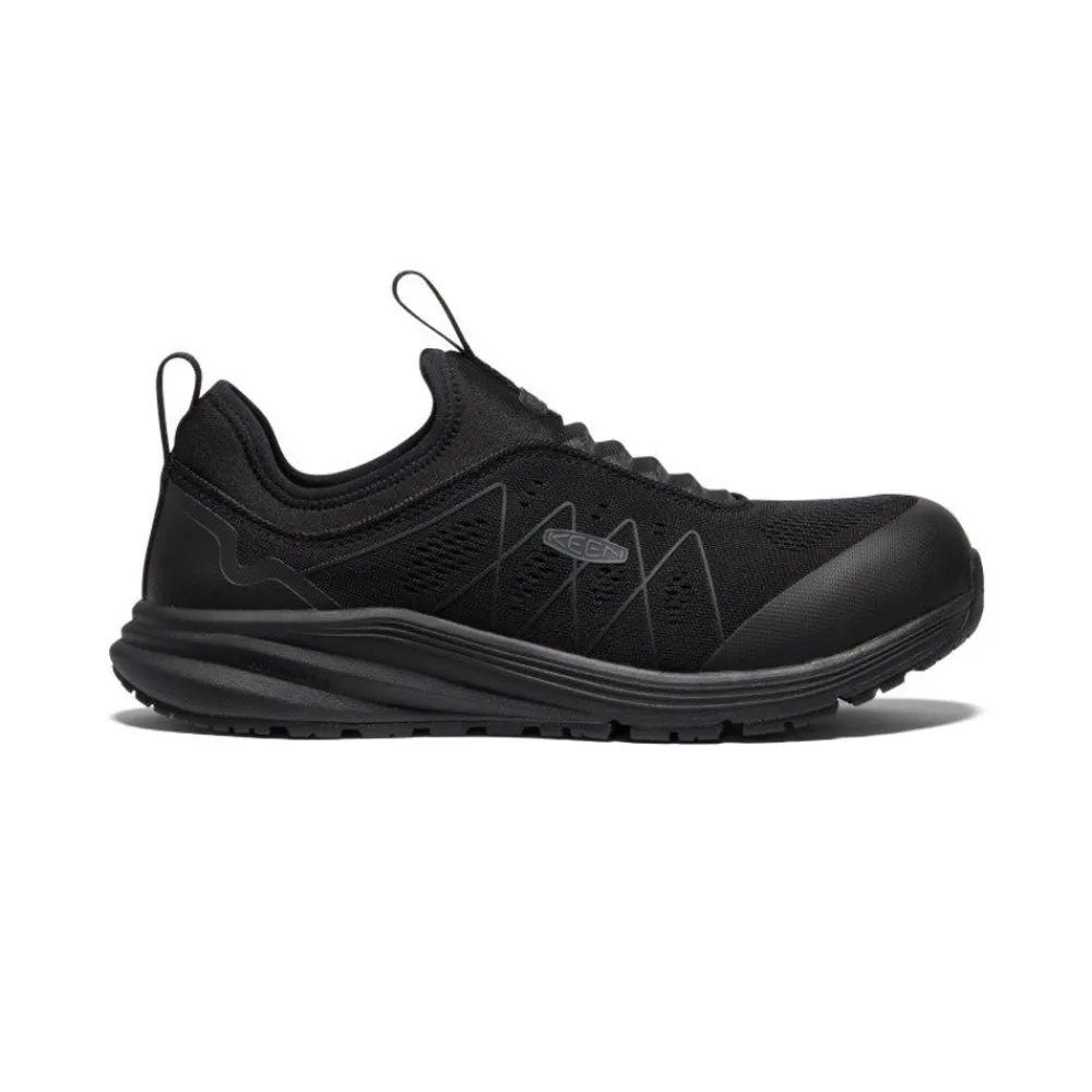 Outlet Men'S Vista Energy Shift Esd (Carbon-Fiber Toe) | Black/Black Men Work Boots & Shoes