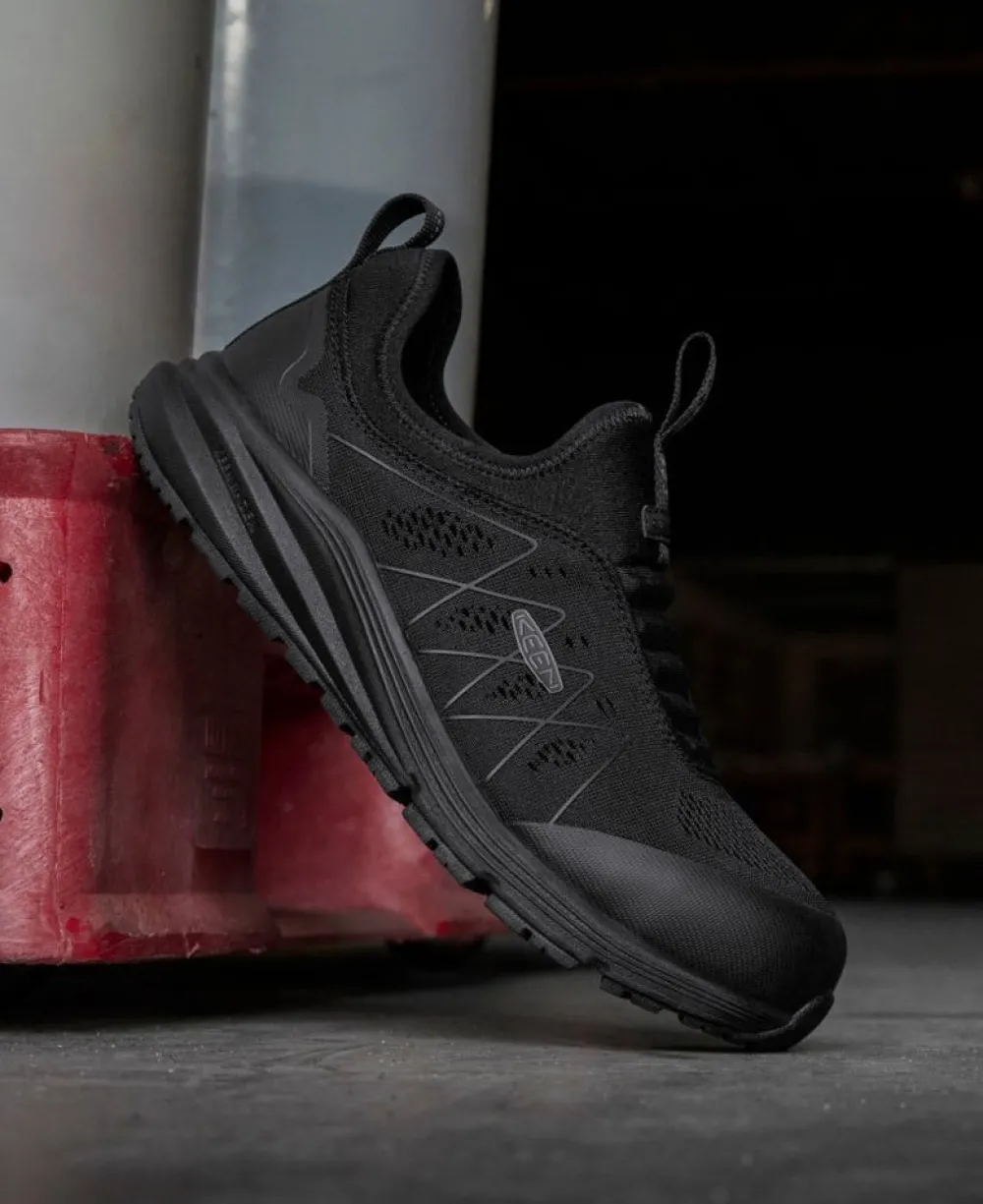Outlet Men'S Vista Energy Shift Esd (Carbon-Fiber Toe) | Black/Black Men Work Boots & Shoes