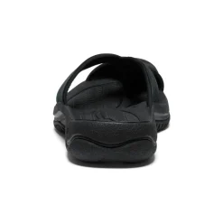Discount Men'S Waimea Leather Flip-Flop | Black/Black Men Slip-Ons