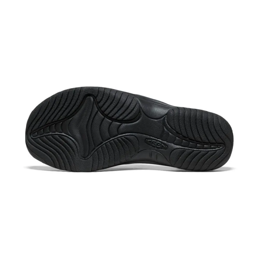 Discount Men'S Waimea Leather Flip-Flop | Black/Black Men Slip-Ons