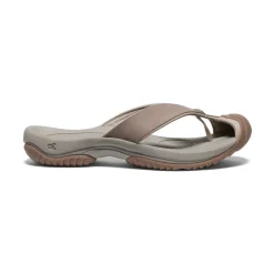 Clearance Men'S Waimea Leather Flip-Flop | Brindle/Birch Men Slip-Ons