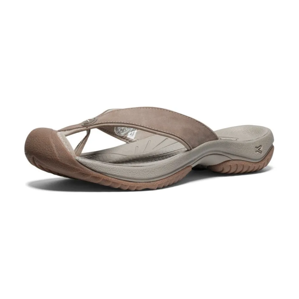 Clearance Men'S Waimea Leather Flip-Flop | Brindle/Birch Men Slip-Ons