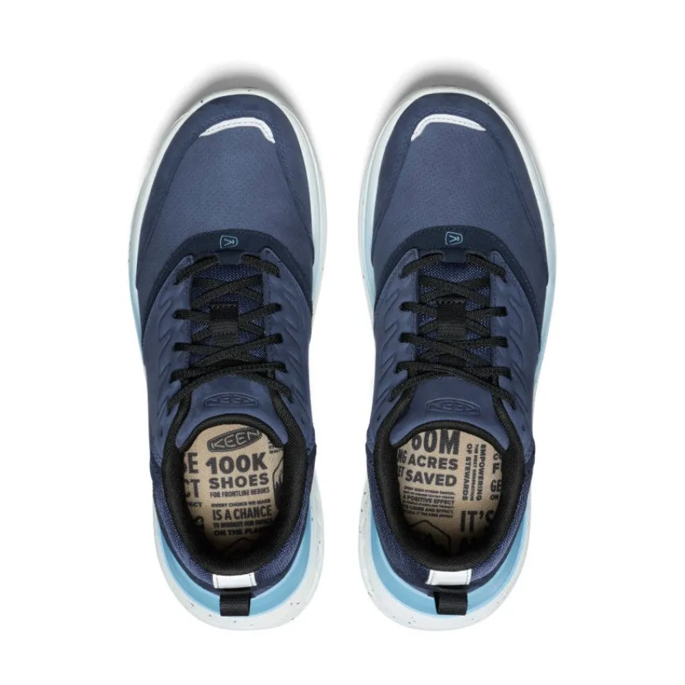 Hot Men'S Wk400 Leather Walking Shoe | Naval Academy/Blue Heaven Men Shoes