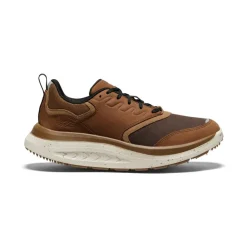 Outlet Men'S Wk400 Leather Walking Shoe | Bison/Toasted Coconut Men Shoes