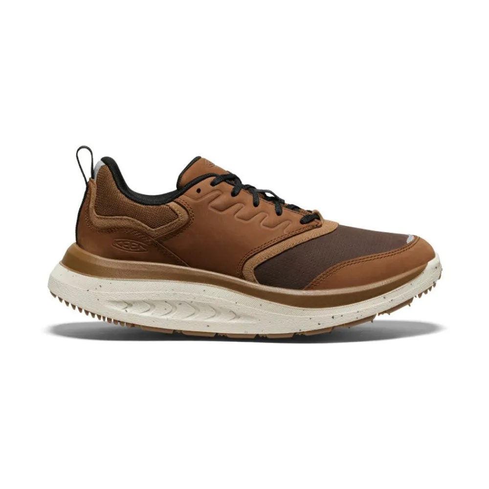 Outlet Men'S Wk400 Leather Walking Shoe | Bison/Toasted Coconut Men Shoes