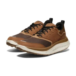 Outlet Men'S Wk400 Leather Walking Shoe | Bison/Toasted Coconut Men Shoes