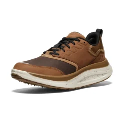 Outlet Men'S Wk400 Leather Walking Shoe | Bison/Toasted Coconut Men Shoes