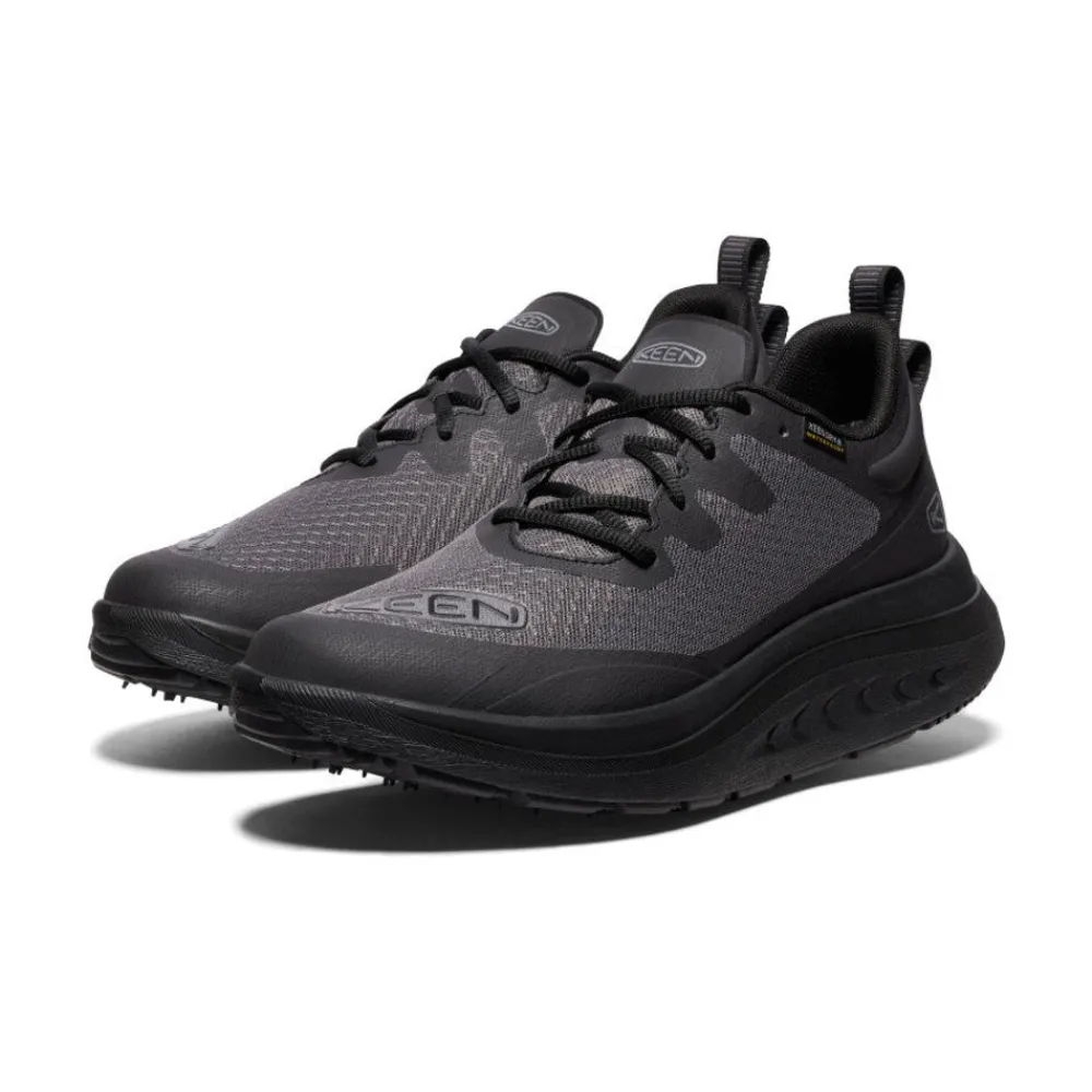Discount Men'S Wk400 Waterproof Walking Shoe | Black/Black Men Shoes