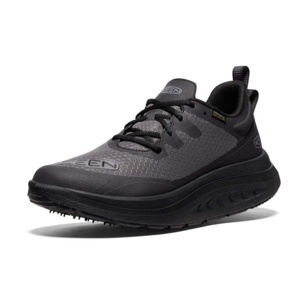 Discount Men'S Wk400 Waterproof Walking Shoe | Black/Black Men Shoes