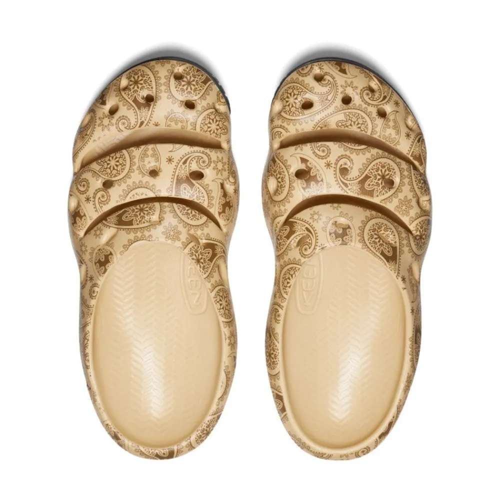 Sale Men'S Yogui Arts Clog X Thc | Caffe Latte Paisley Men Slip-Ons