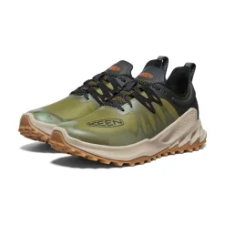 Clearance Men'S Zionic Speed Hiking Shoe | Dark Olive/Scarlet Ibis Men Shoes