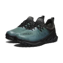 Outlet Men'S Zionic Waterproof Hiking Shoe | Dark Forest/Black Men Shoes