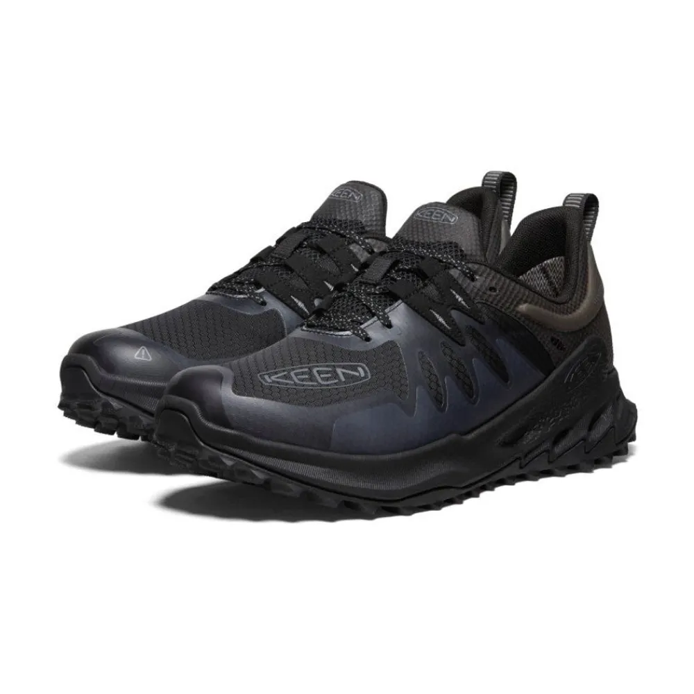 Clearance Men'S Zionic Waterproof Hiking Shoe | Black/Steel Grey Men Shoes