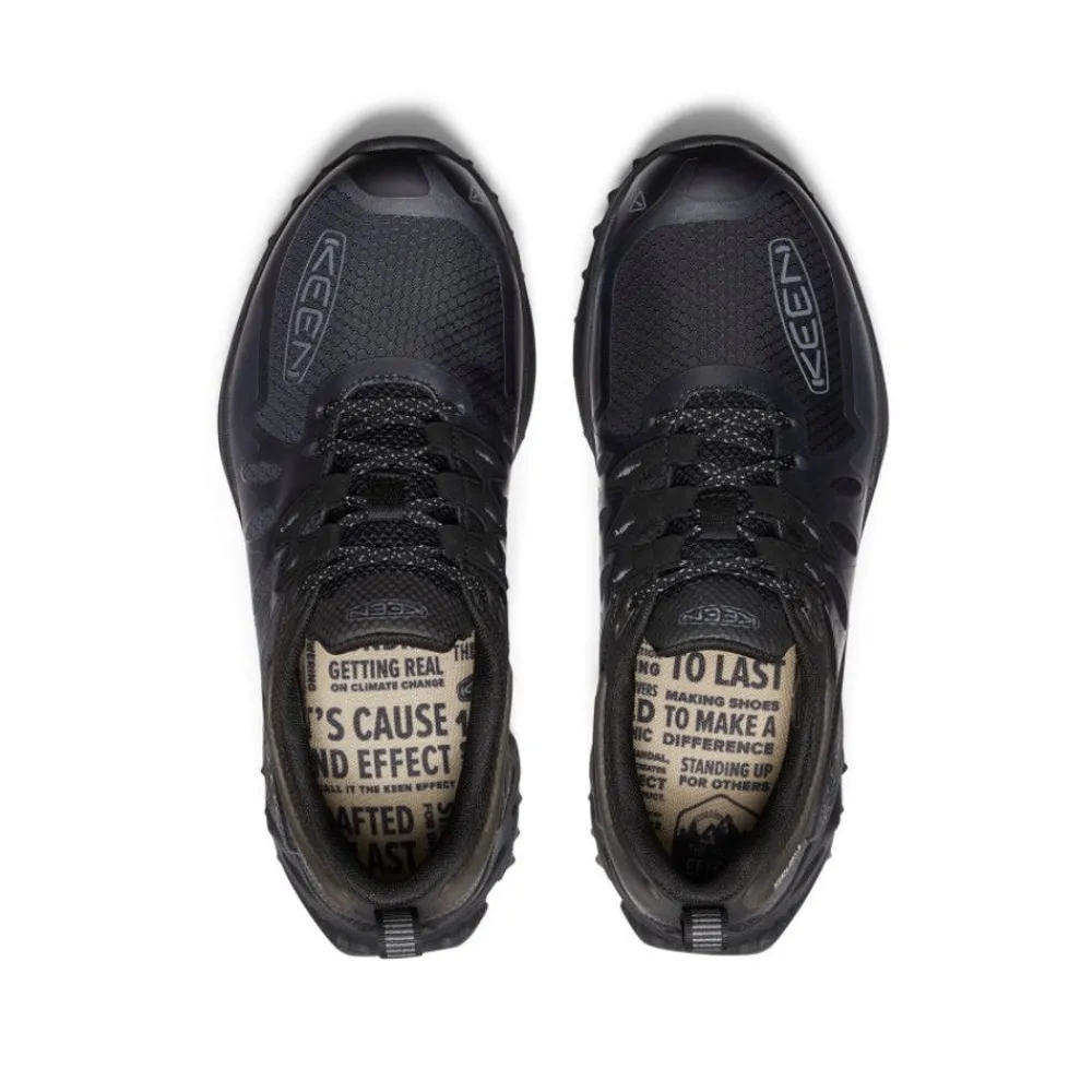 Clearance Men'S Zionic Waterproof Hiking Shoe | Black/Steel Grey Men Shoes