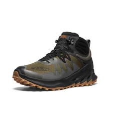 Discount Men'S Zionic Waterproof Hiking Boot | Dark Olive/Scarlet Ibis Men Boots