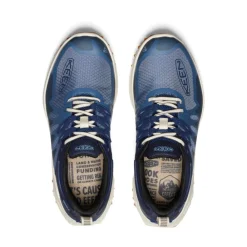Outlet Men'S Zionic Waterproof Hiking Shoe | Vintage Indigo/Faded Denim Men Shoes