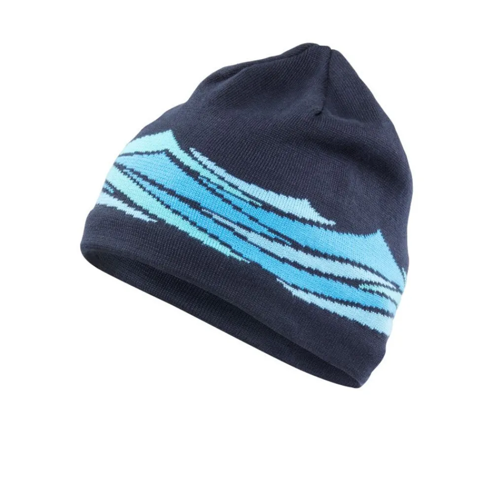 Outlet Wave Beanie | Navy Women Accessories
