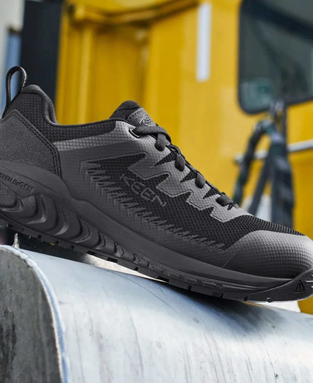 Discount Women'S Arvada Esd Work Sneaker (Carbon-Fiber Toe) | Black/Black Women Shoes